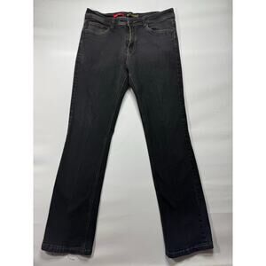 Platini Men's Bootcut Black Stretch Denim Jeans - Size 32 (32x30)